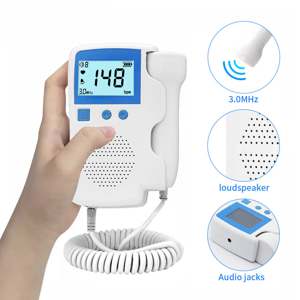 Fetal Doppler Monitors for Pegnancy Use, Portable Home Monito Hartbeat
